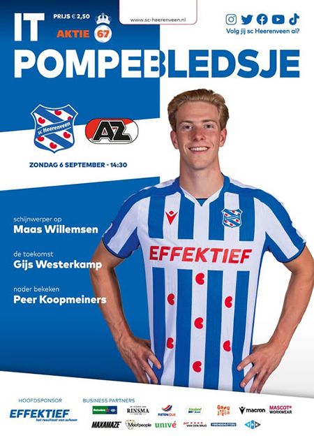 AZ Programma 6-sep-2026 Heerenveen uit